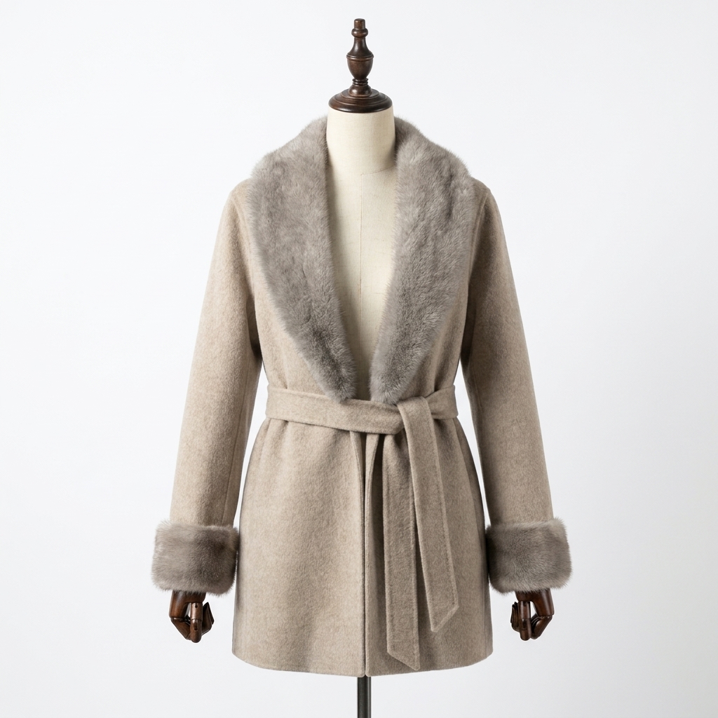 Women's Cashmere Wrap Coat